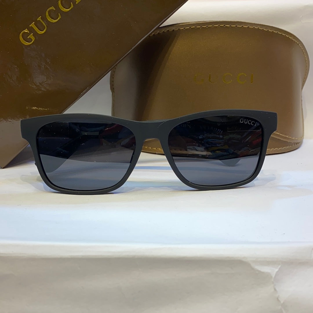 CUG Grey Frame Black Shade Unisex Branded Sunglasses 8081 5215-135