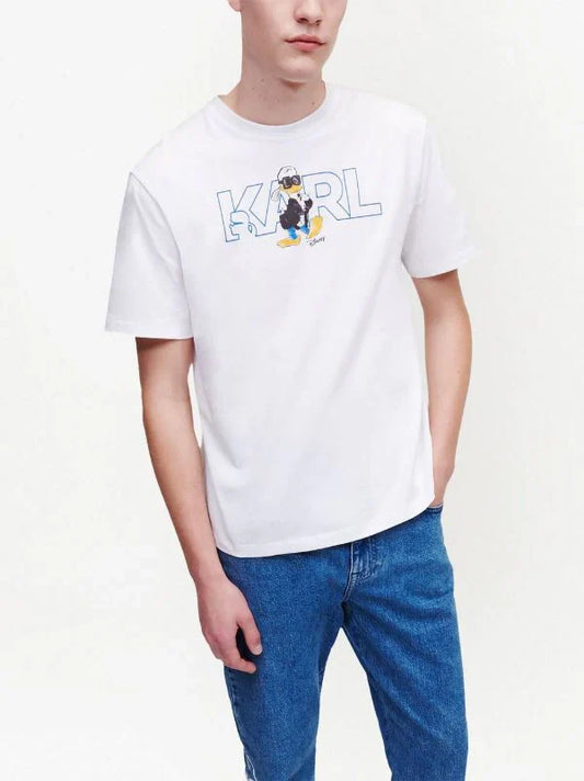 RAK White Color With Front and Back Print Store Article Tshirt 780093