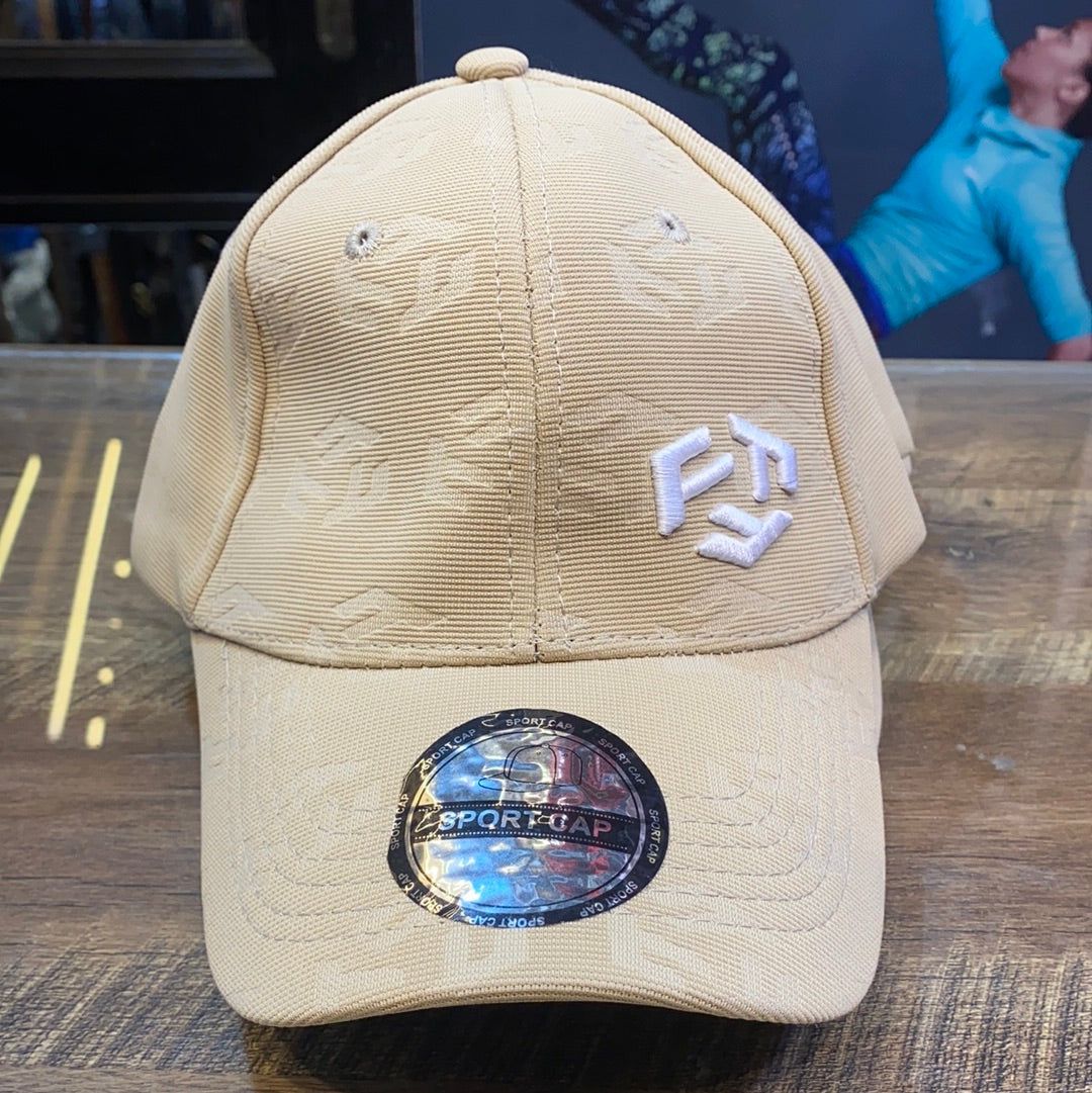 Khaki Colour Nef With Embroidery Design Sports Cap 913019