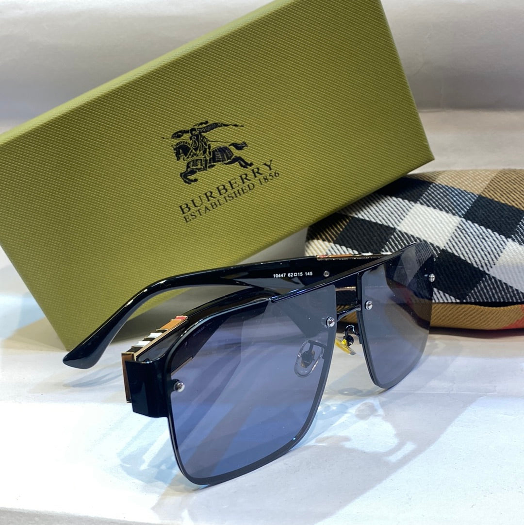 RUB Black Frame Black Shade Unisex Branded Sunglasses 10447 6215 145