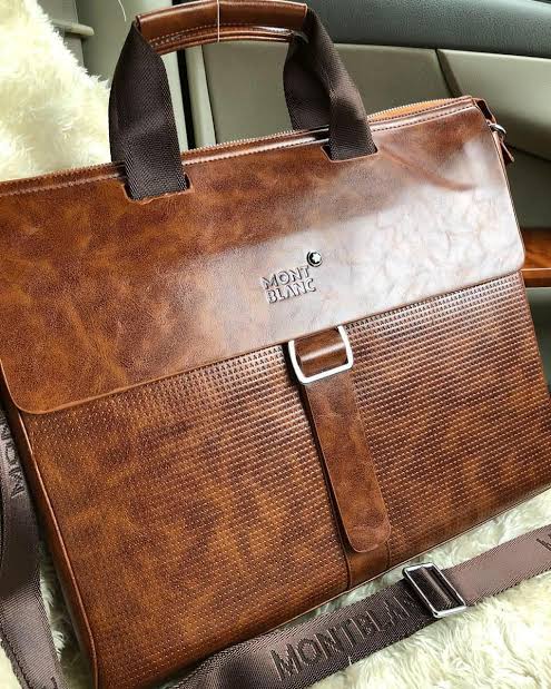 NOM MON Tan Colour With Multiple Zipper Laptop Bag 3308