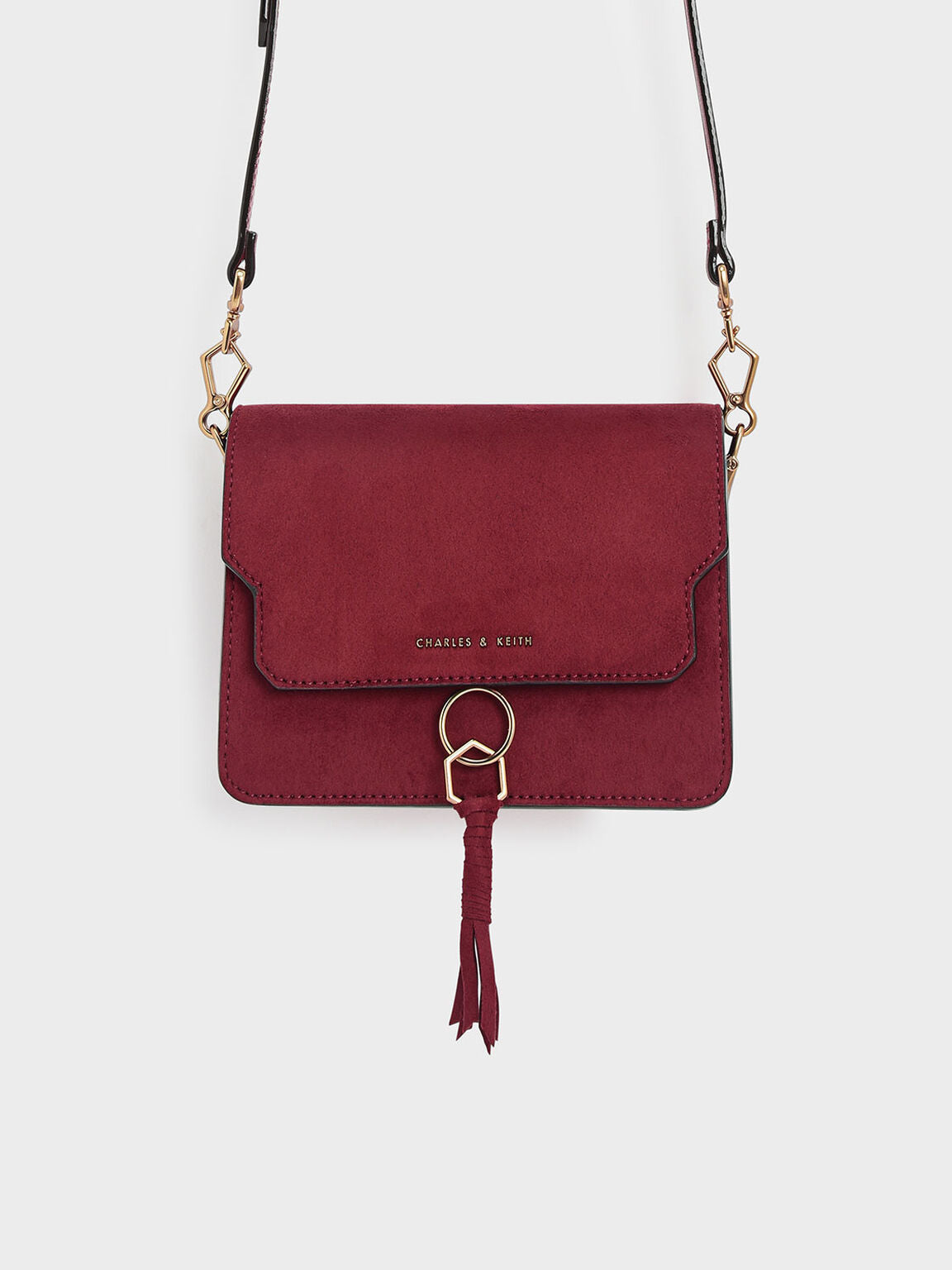 Red Cherry Charles & Keith Ladies Hand Bag