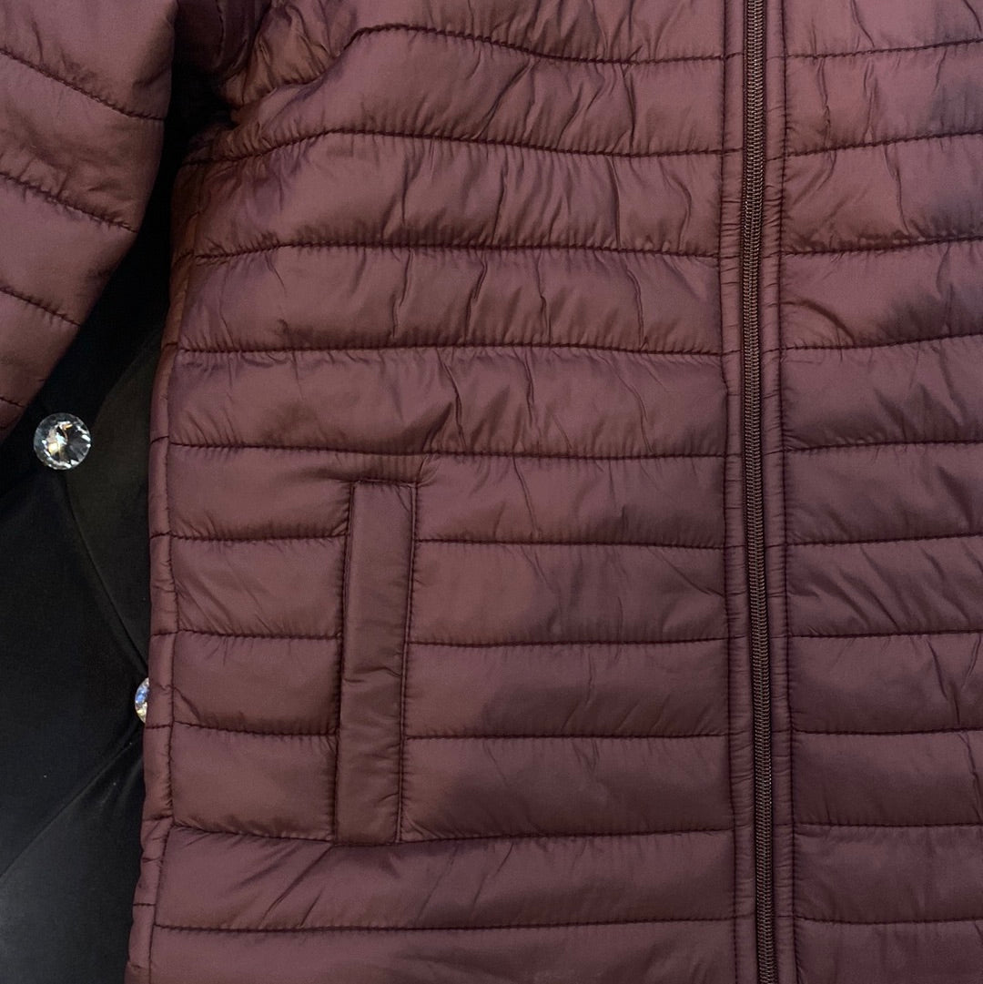 POL LOP Brown Colour Lightweight Imported Quality Puffer Jackets 9382