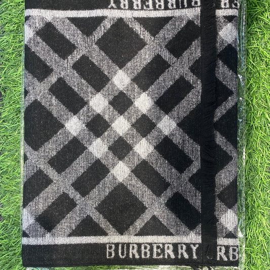 Bur Rub Black White Colour With White Line Bur Logo Imported Muffler 49090