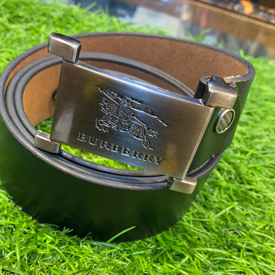 Black Grey Genuine Leather 900242
