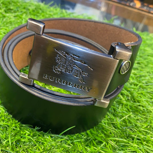 Black Grey Genuine Leather 900242
