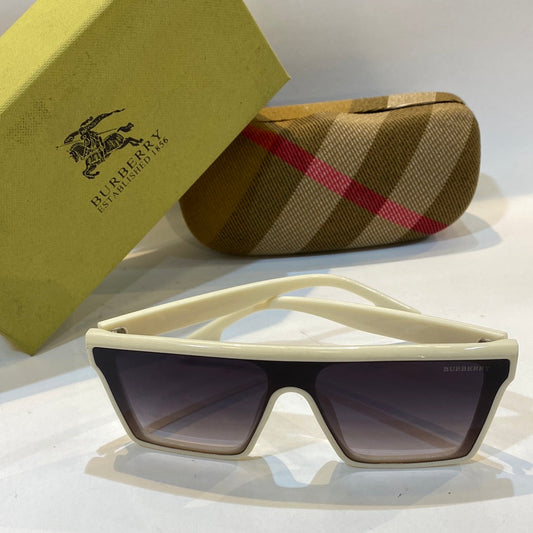 Rub White Frame Black Orange Shade Unisex Branded Sunglasses 2117 54 16 145