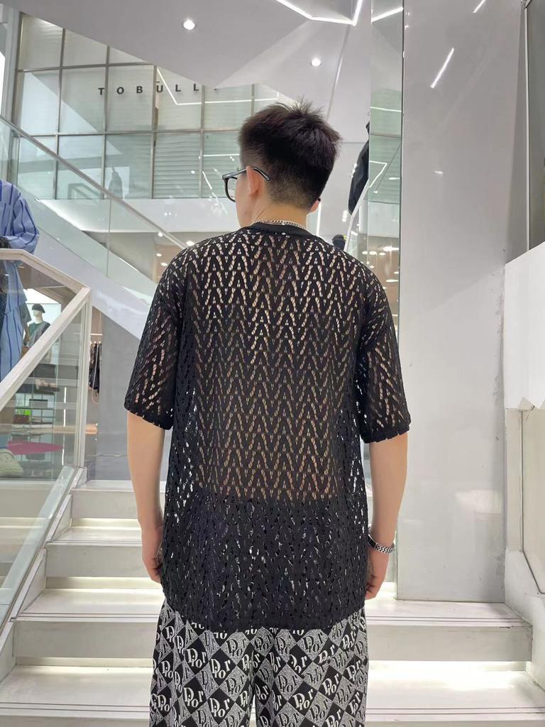 Idol Black Colour With Knit Design Premium Quality Tshirt 202