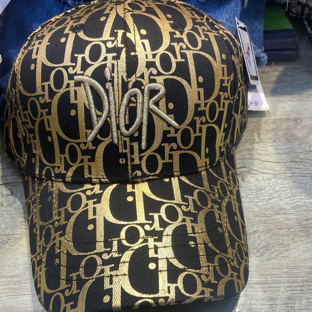 Oid Black Cap Oid Gold Print 300176