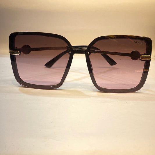 CUG Frameless Golden Stick Purple Shade Unisex Sunglasses A30127 65 13 148