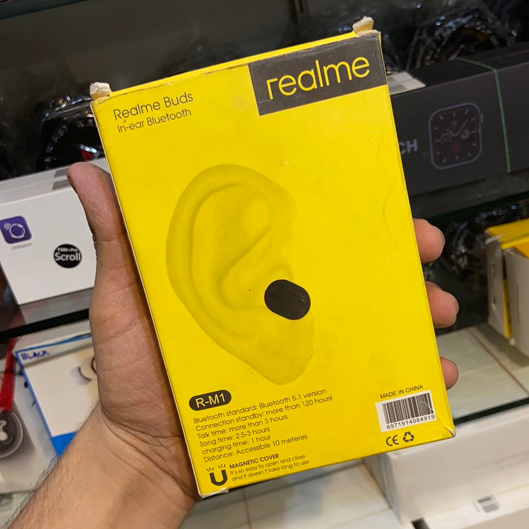 Bluetooth Branded Buds R-M1 Buds Air Wireless (Black)
