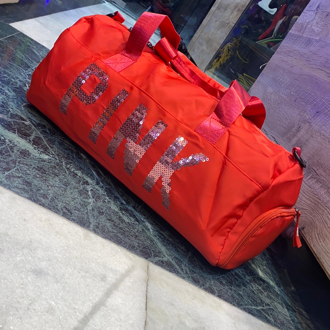 PINK Duffle Gym Travel Bag Unisex 3937