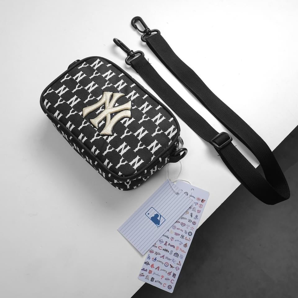 YN BLM Black Colour YN Monogram Logo Premium Quality Unisex Side Bag