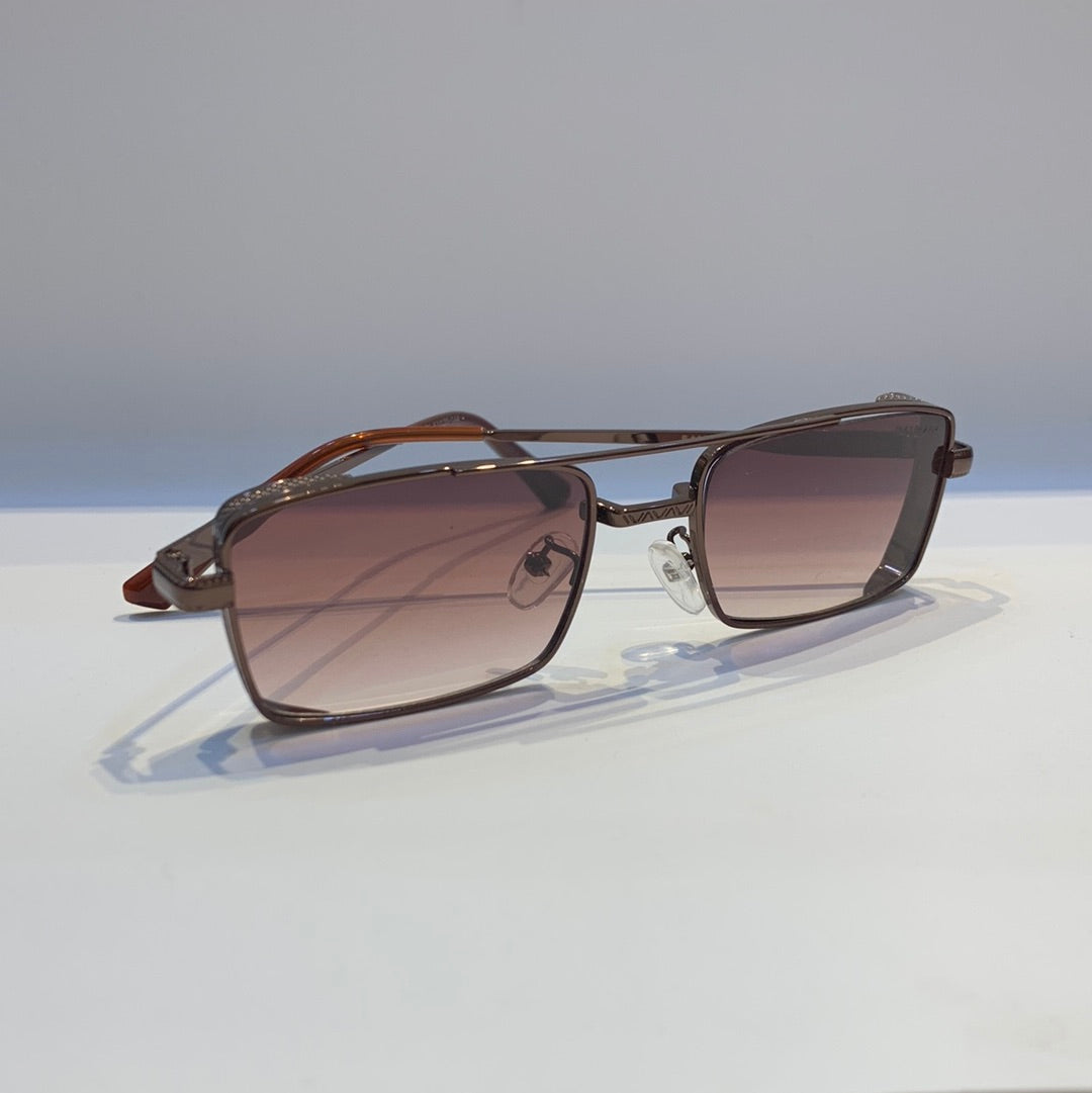Lab Bal Dark Brown Frame Brown Shade Sunglass B80-67653 20-144