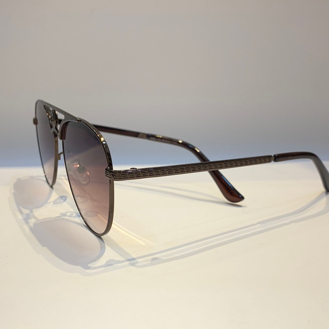 Lab Bal Dark Brown Frame Brown Shade Sunglass B85-7257 12-142