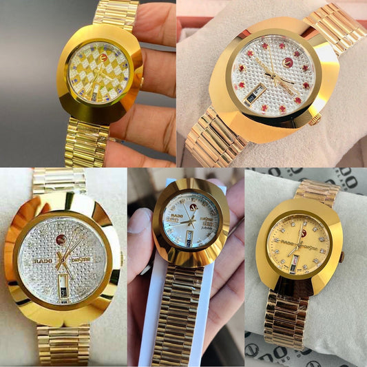 Dar Gold Chain Gold Dial Men Watch 401207