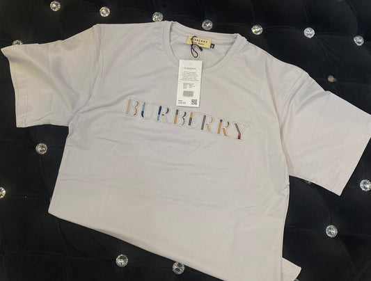 RUB Grey Colour With Rub Embroidery Print Drop Shoulder T Shirt 108538