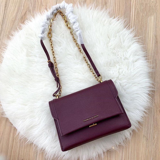 Purple Violet Sling Charles & Keith Bag
