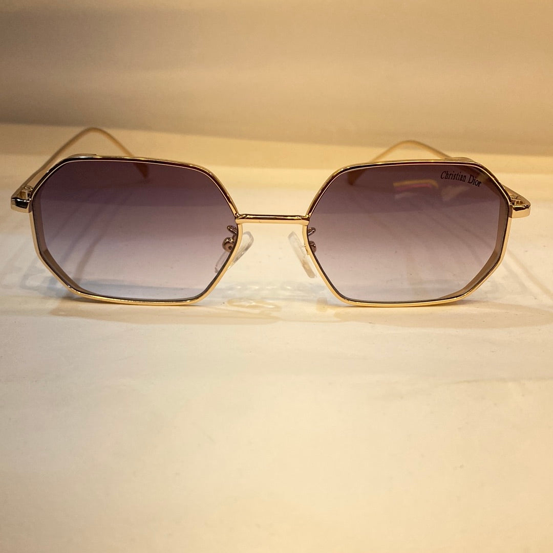 OID Copper Frame Purple Shade Unisex Sunglasses B80 609 55 17 144