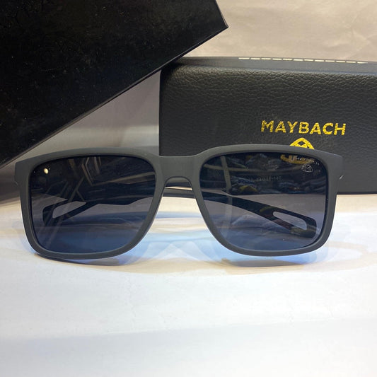 YAM Matte Black Frame Black Shade Unisex Branded Sunglasses 2246B 5418-140