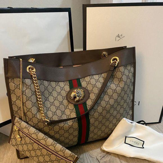 Rajah Tote Tute Brown Cream Colour Guc Cug Ladies Bag