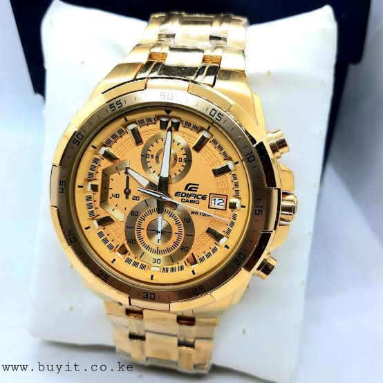 Ide Gold Chain Gold Dial Men Watch