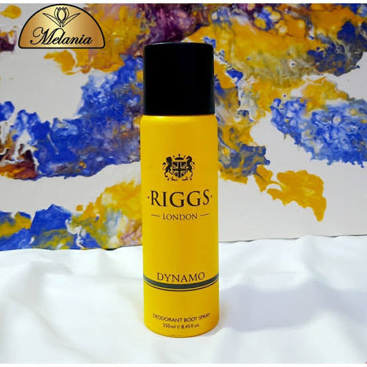 Riggs London Dynamo Perfume Deodrant Body Spray 250ml E 8.45 fl.oz.