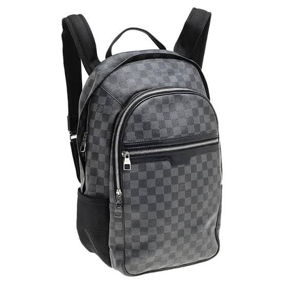 Vl UOL Black Colour Check Design Premium Quality Backpack