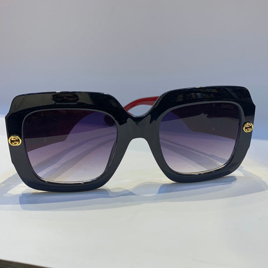Cug Black Red  Frame Black Shade Sunglass 5601 55 24-145