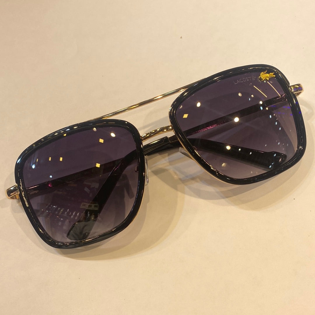 Cal Gold Black Frame Black Shade sunglasses L138 54 14-135