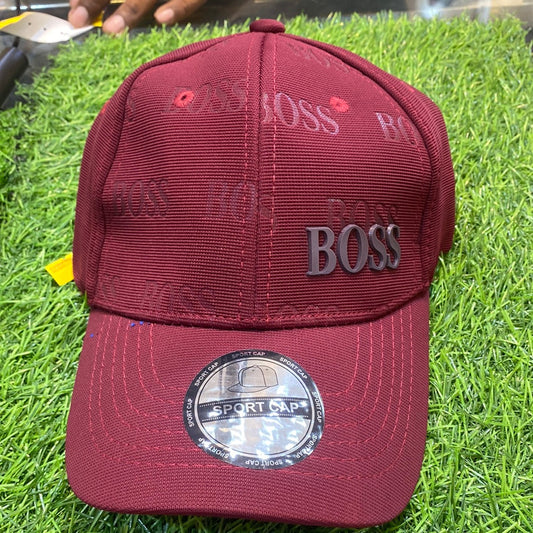 Flax Maroon Colour Boss Bos Sob Cap
