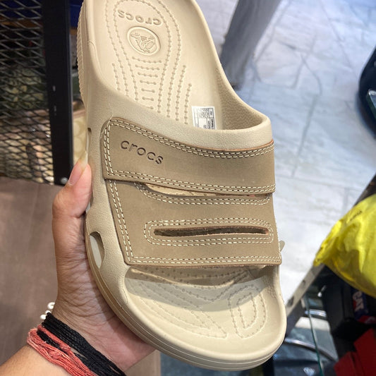Orc Cro Cream Colour Hole Slipper  935411