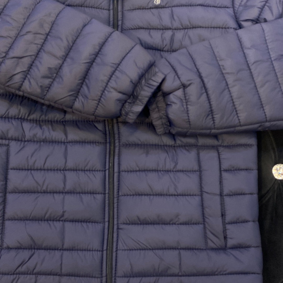 POL LOP blue Colour Lightweight Imported Quality Puffer Jackets 9385