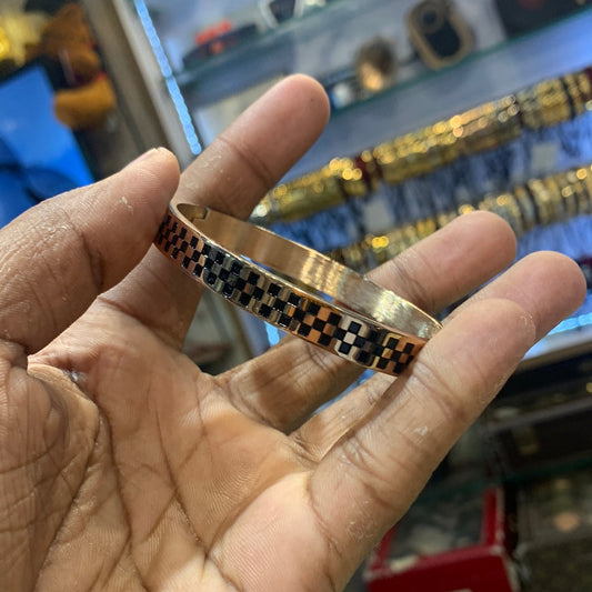 Copper Color with black Desi Premium Quality Kada Bracelet 502400