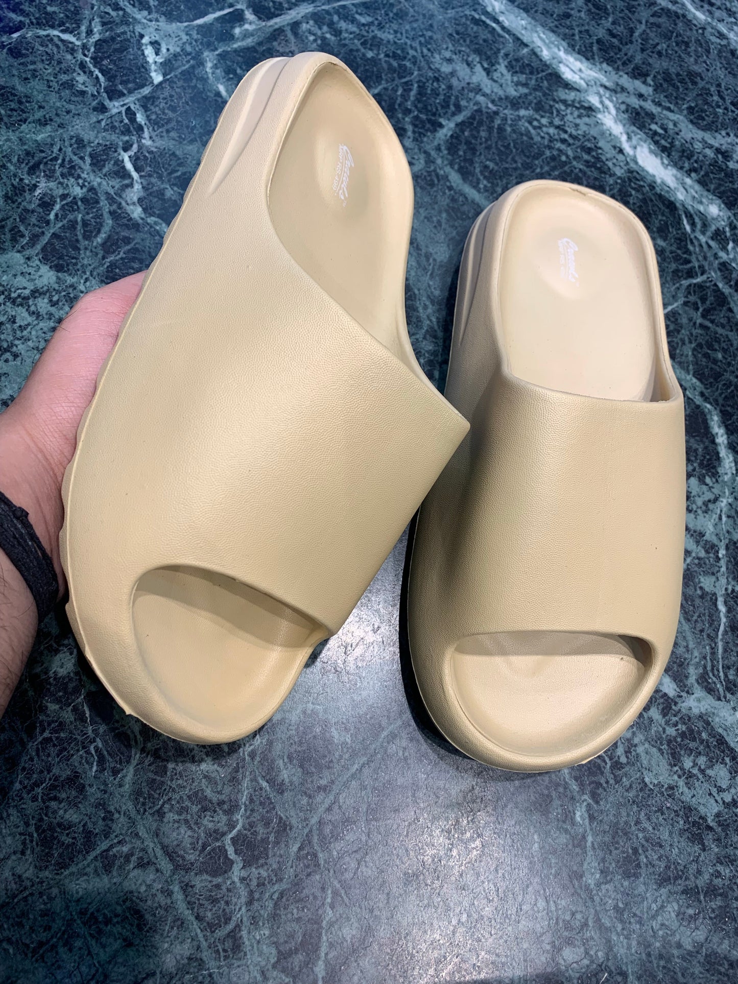 Cream Fat Summer Slippers
