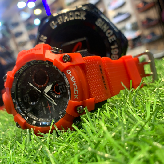 Red Water Resistant Sports Watch With Ogi Box