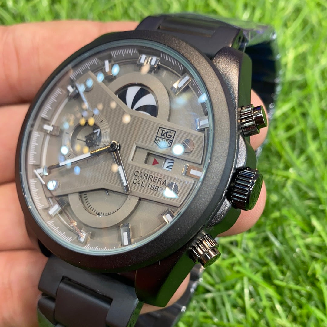 Gat Black Chain Grey Dial Men’s Watch 400532