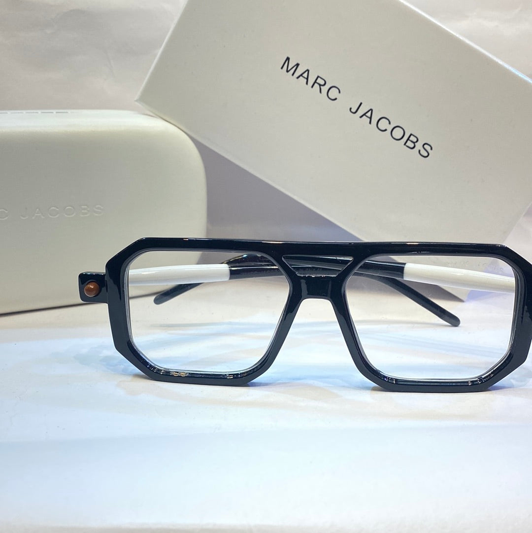 RAM Black White Frame White Shade Unisex Branded Sunglasses