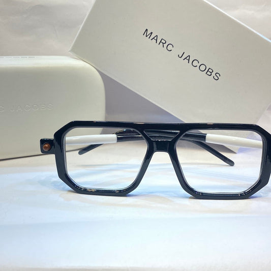 RAM Black White Frame White Shade Unisex Branded Sunglasses