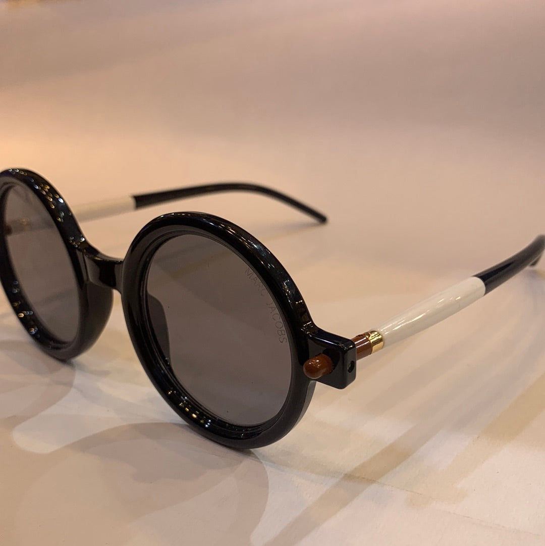 RAM black white frame black shade sunglass