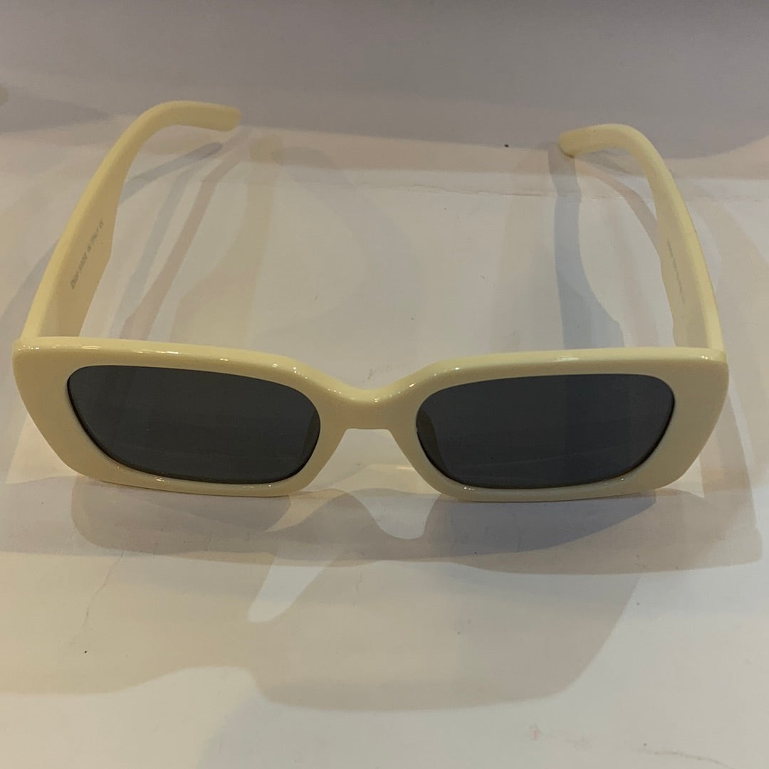 OID Off White Frame Black Shade Sunglass S2U 53 18-145