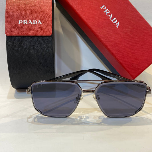 ARP Black Frame Blue Shade Unisex Branded 017A 56 15-143