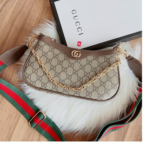 Cug Brown Colour Ladies Sling Bag 86022