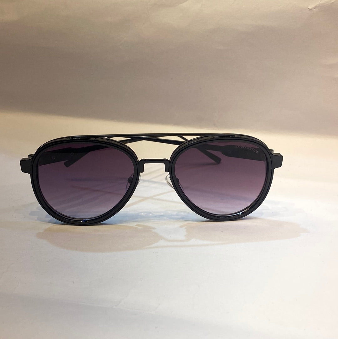 UOL Black Frame Black Shade Unisex Branded Sunglasses 5038 5217-135
