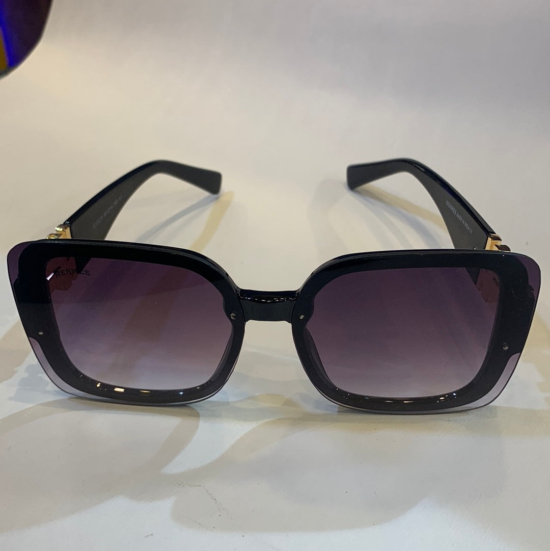 REH Black Frame Purple Shade Sunglass A70025 65 14-148