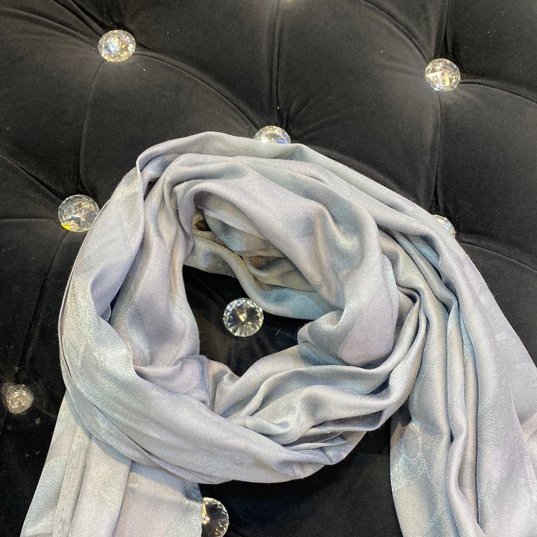 RUB BUR Sky Blue Colour RUB Print Heavy Quality Muffler  9361