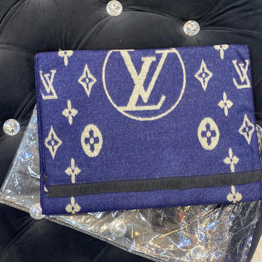 Vl Lou Uol Navy Blue Colour With White Uol Logo Imported Muffler 49089
