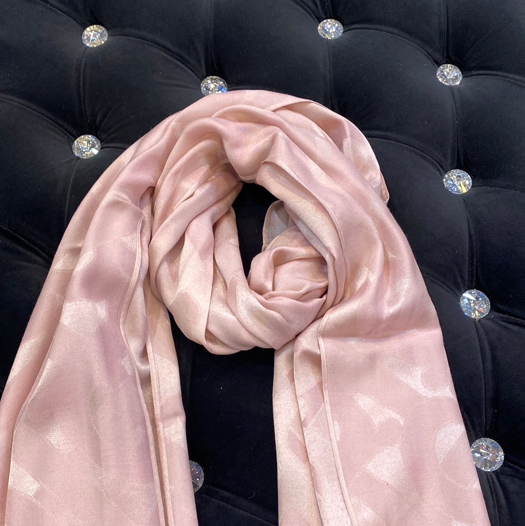 RUB BUR Peach Colour RUB Print Heavy Quality Muffler  9364