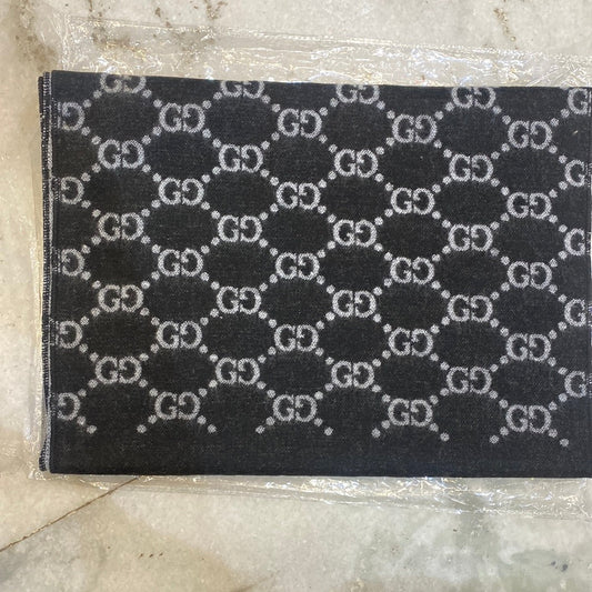 Cug Guc Black Colour With Grey Rub Logo Imported Muffler 49056