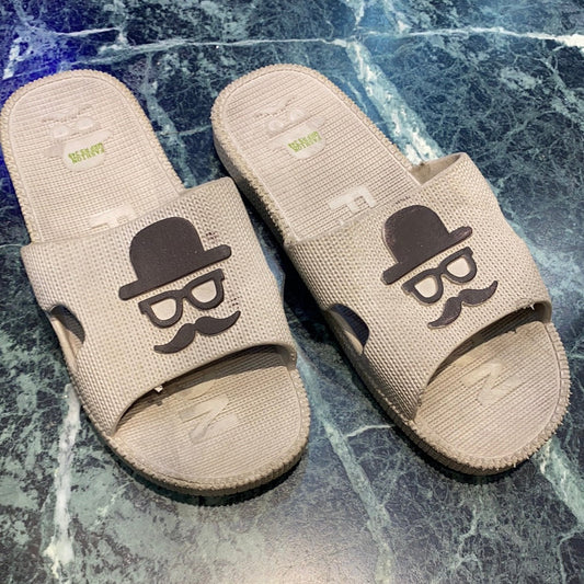 Grey Black Slipper (15104)